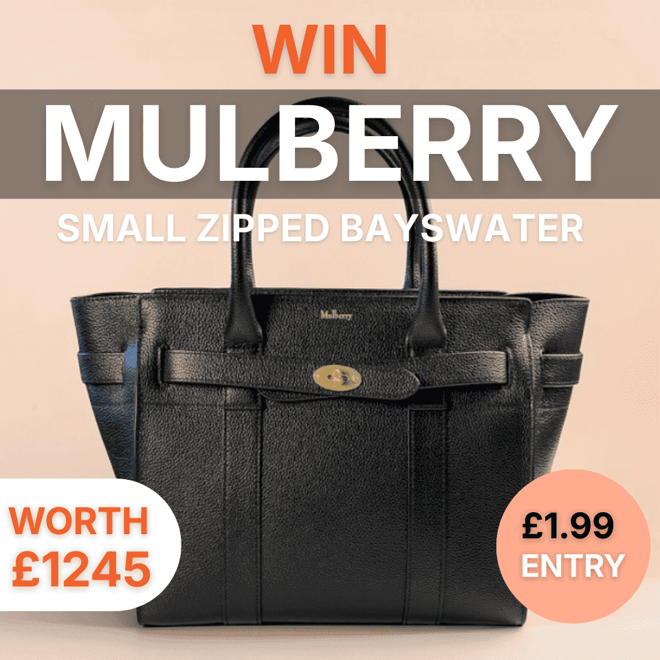Win a Mulberry Zipped Bayswater Handbag