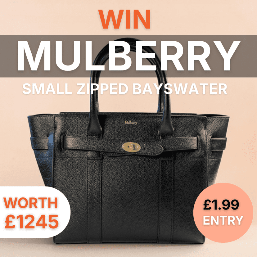 Win a Mulberry Zipped Bayswater Handbag